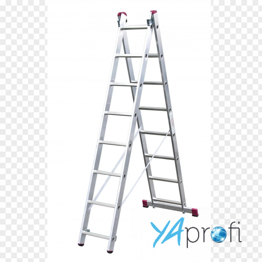 Ladder Scaffolding Tool Aluminium Rope PNG