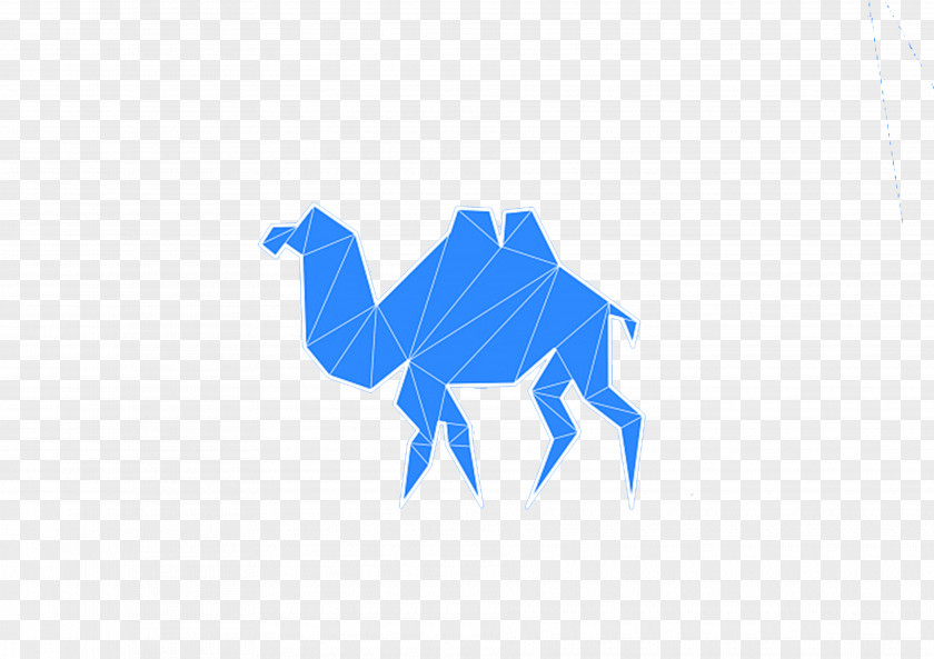 Polyhedron Camel Logo Brand Pattern PNG