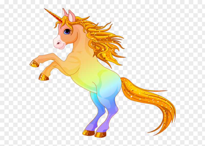 Bon Voyage Unicorn Color Clip Art PNG