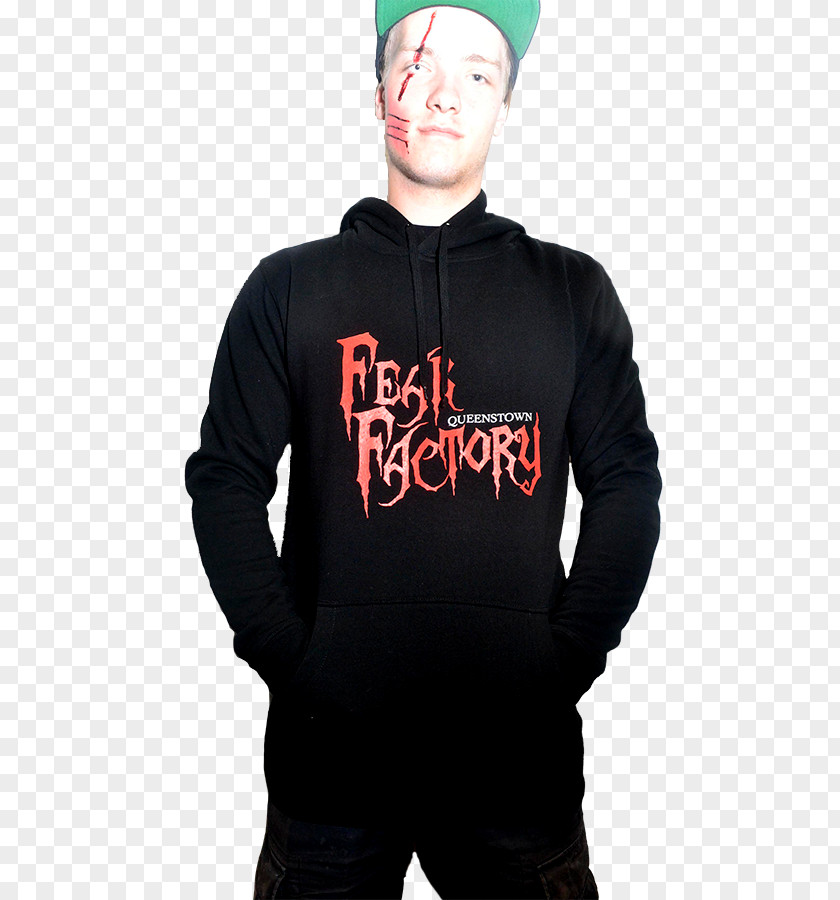 Fear Factory Queenstown Hoodie Logo Product PNG