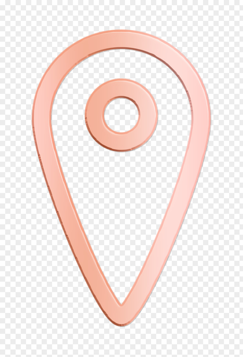 Pin Icon General UI Location Pointer PNG