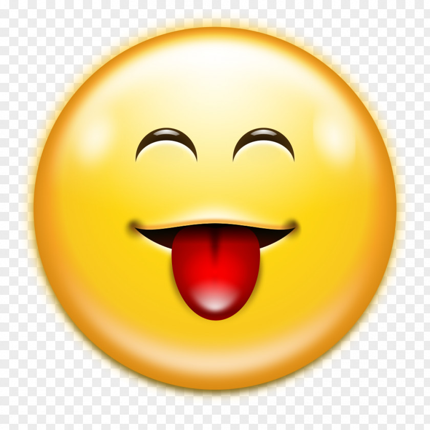 Smiley Raspberry Emoticon Clip Art PNG