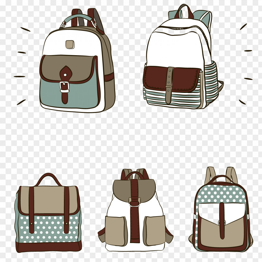 Vector Sen Backpack Handbag PNG