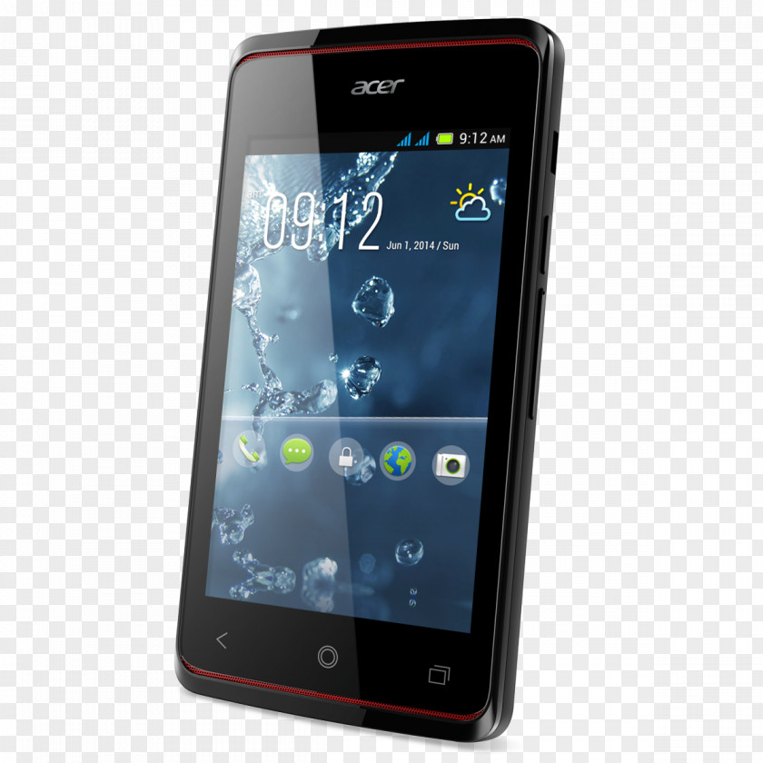 Black Liquid Acer A1 Telephone Android Smartphone E700 PNG