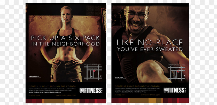 Gym Advertising Poster Muscle PNG