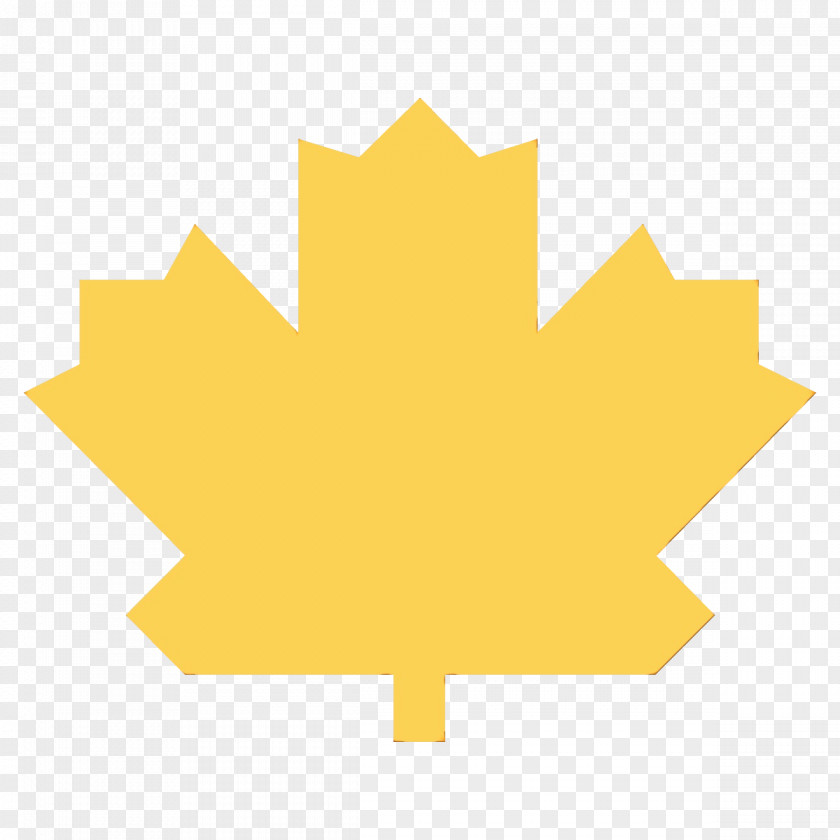 Plane Logo Maple Leaf PNG