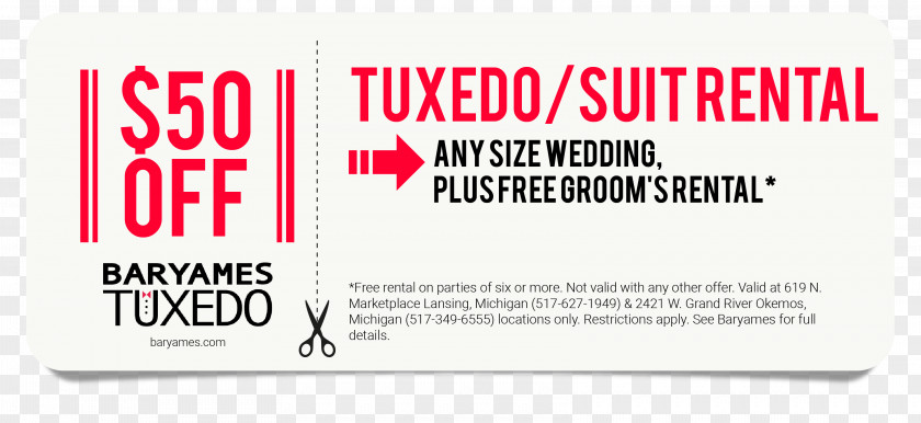 Wedding Suit Baryames Tuxedo Cleaners Lansing PNG