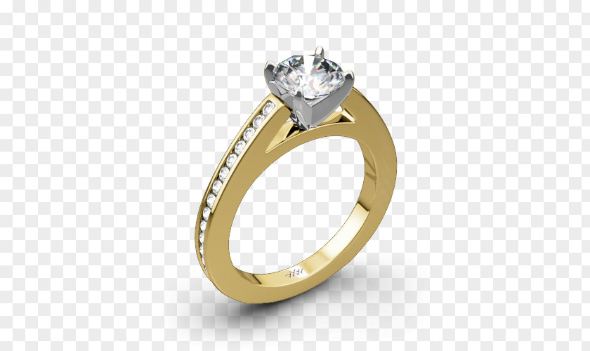 Gold Ring Settings Cheap Engagement Jewellery Solitaire PNG