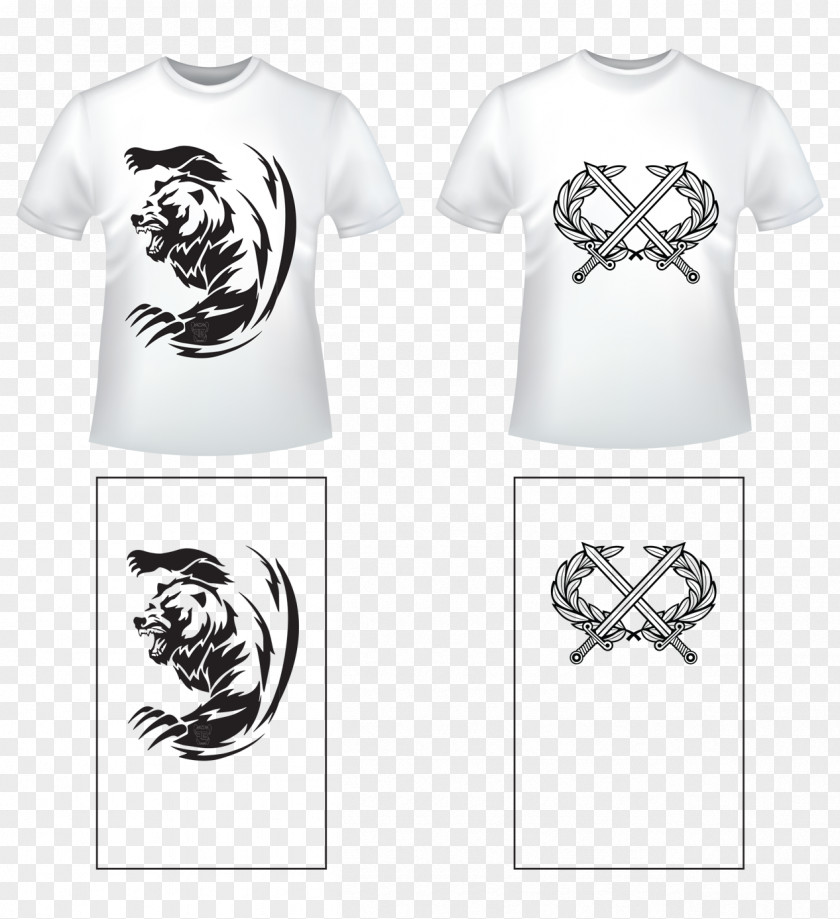 Gym T-shirt Design Shoulder Sleeve Font Animal PNG