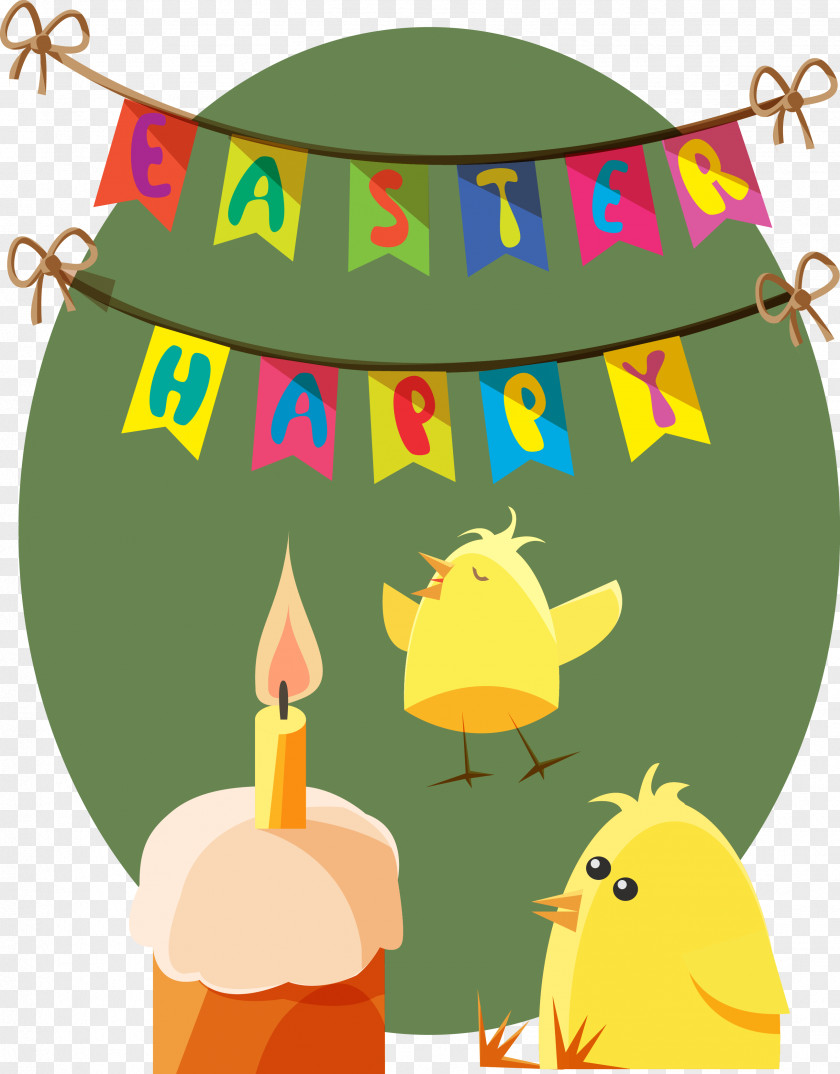 Happy Easter Vector Pattern Clip Art PNG