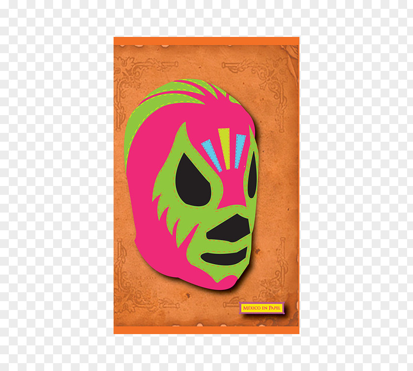 Lucha Libre Mexico Skull Font PNG