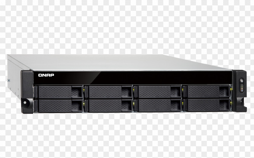 QNAP TS-873U-RP 8-bay NAS Network Storage Systems Data TS-831XU 19-inch Rack PNG