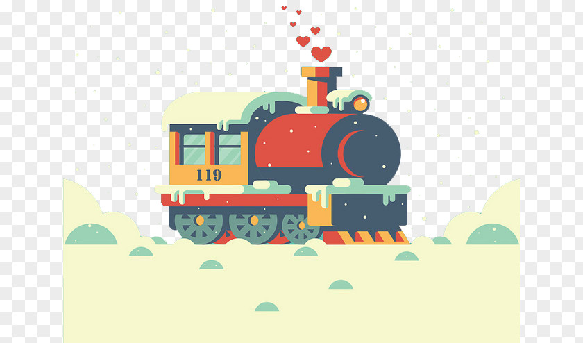 Train Graphic Design Illustration PNG