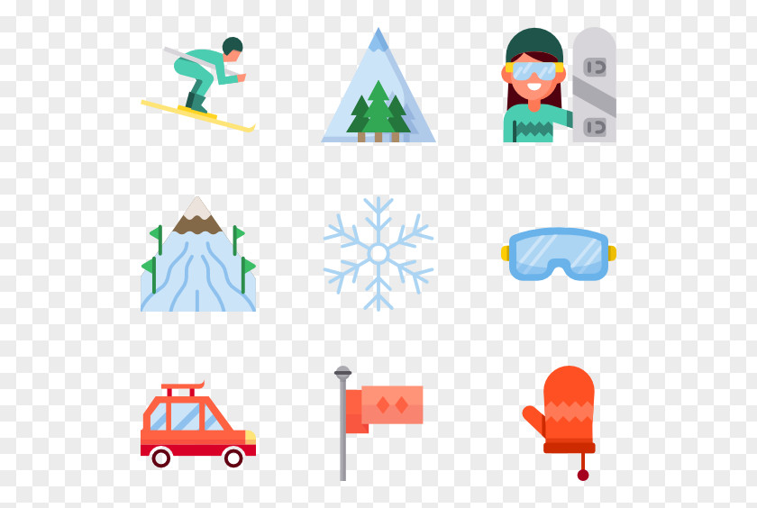 Winters Vector Sport Skiing Clip Art PNG