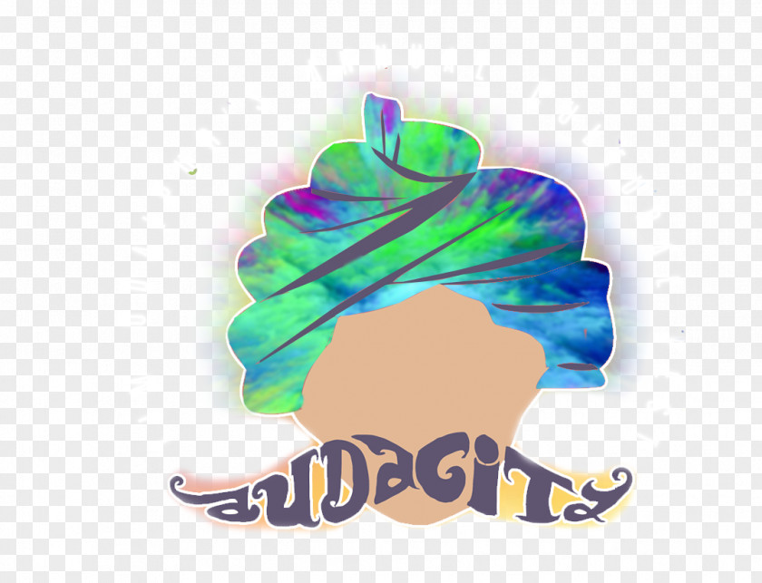 1074 Logo Audacity Turquoise Font PNG