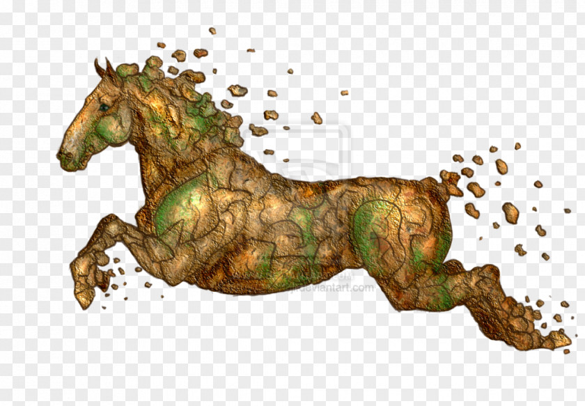 Earth Element Mustang Foal Stallion Pony PNG