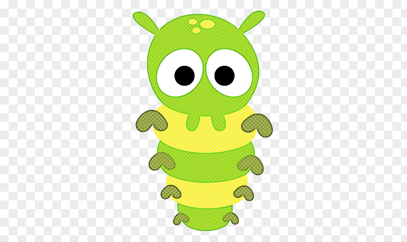 Green Cartoon Yellow Animation PNG