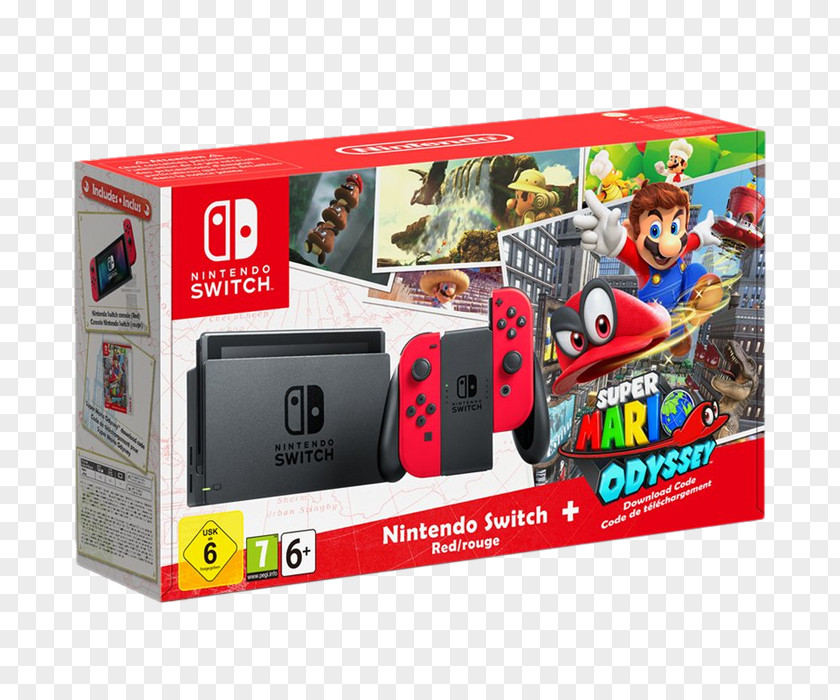 Nintendo Super Mario Odyssey Switch Video Game Consoles PNG
