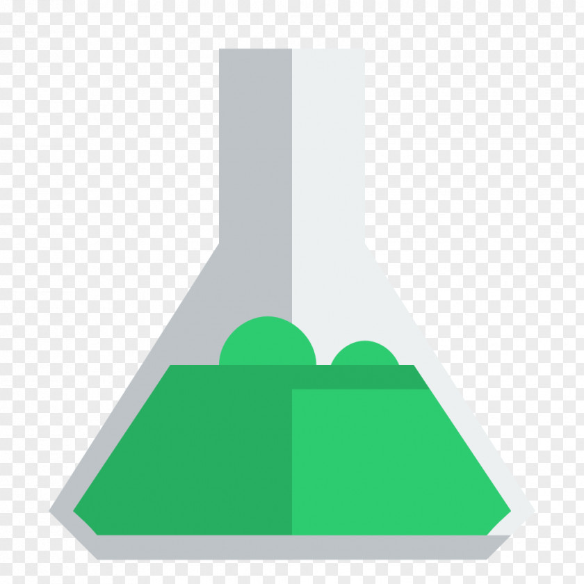 Flask Triangle Diagram Green PNG