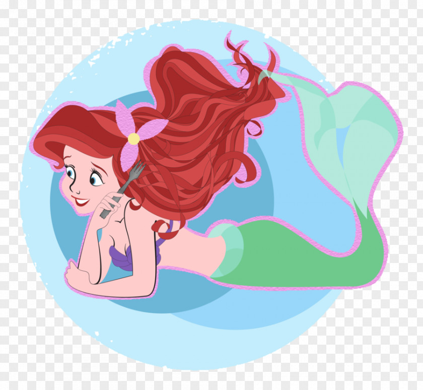 Mermaid Pink M Clip Art PNG