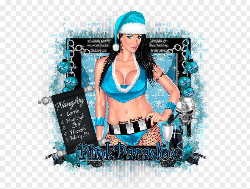 Naughty Advertising Poster Album Cover Teal PNG