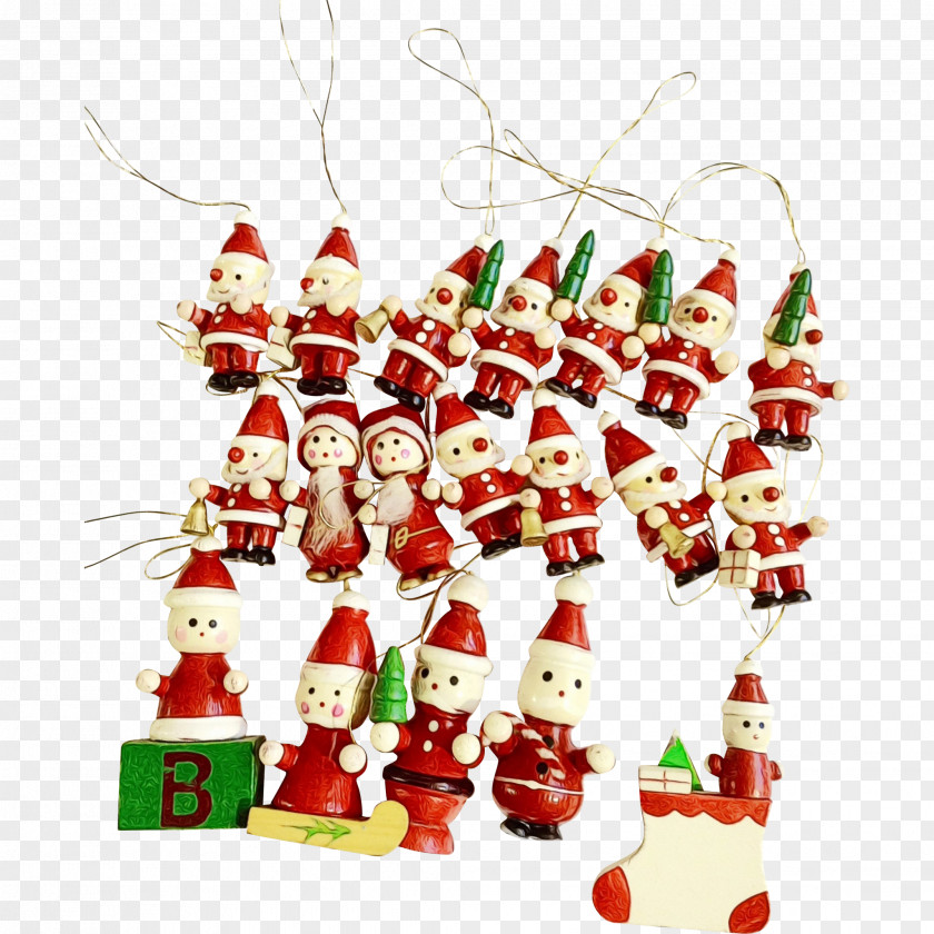 Santa Claus Interior Design Christmas Ornament PNG