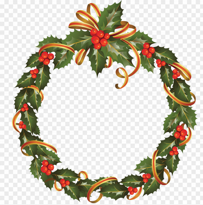 Wreath A Christmas Carol Common Holly Tree Clip Art PNG