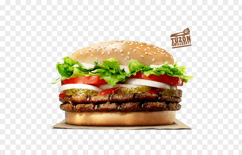 Burger King Whopper Hamburger Fast Food Chicken Sandwich PNG