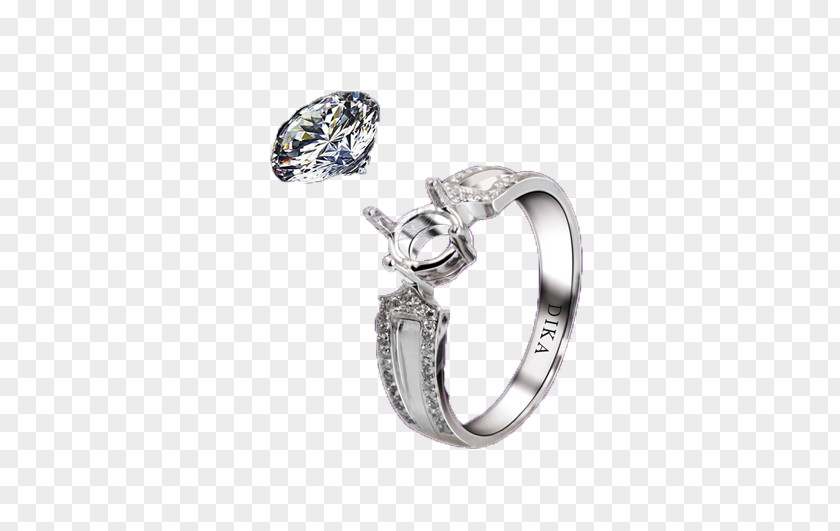 Creative Jewelry Advertising Jewellery Ring Diamond PNG