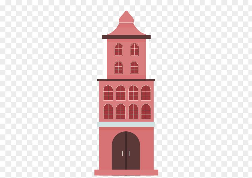 Red Church Building Architecture PNG