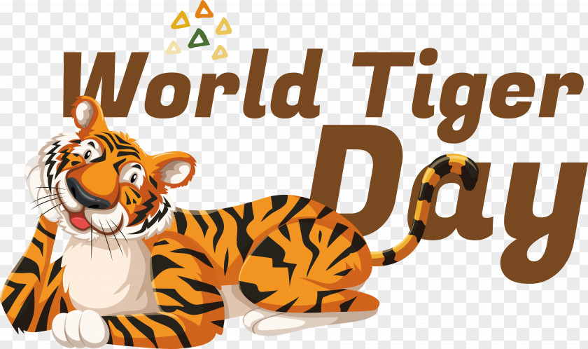 Tiger Cartoon Cat Logo Small PNG
