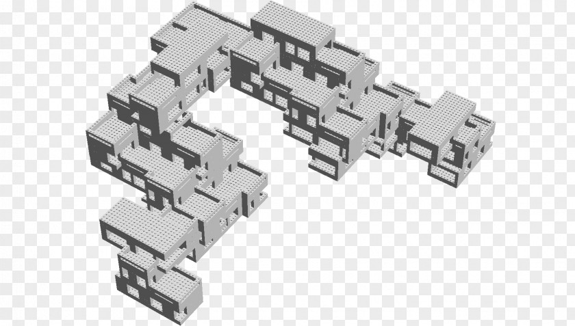 Design Lego Architecture Habitat 67 PNG