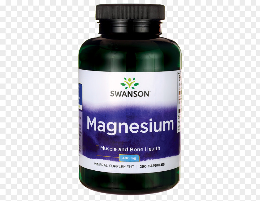 Magnesium Oxide Dietary Supplement Swanson Health Products Capsule Vitamin PNG