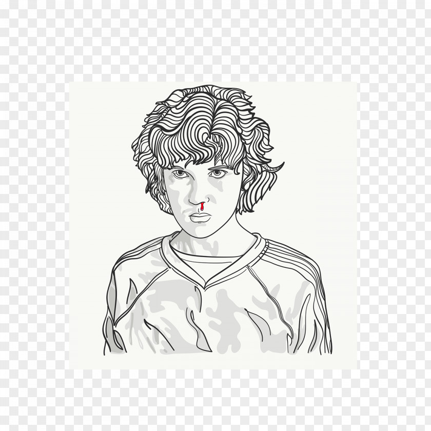 Stranger Things Eleven Drawing Television Show Sketch PNG