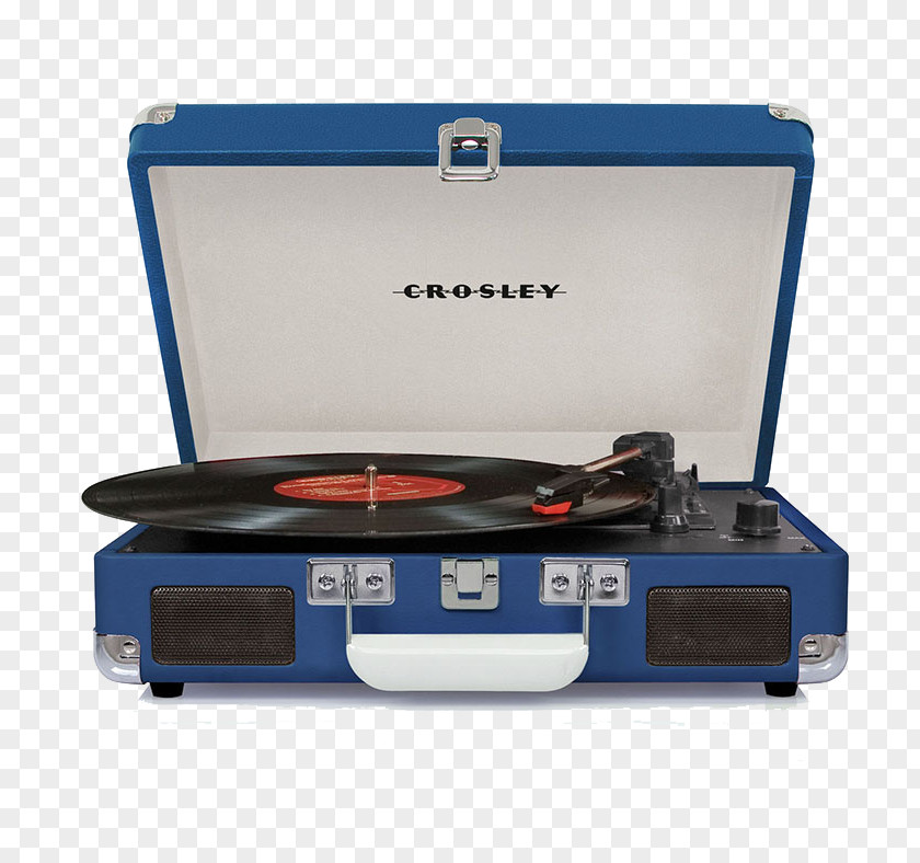 Turntable Phonograph Record Crosley Cruiser CR8005A CR8005A-TU Turquoise Vinyl Portable Player PNG