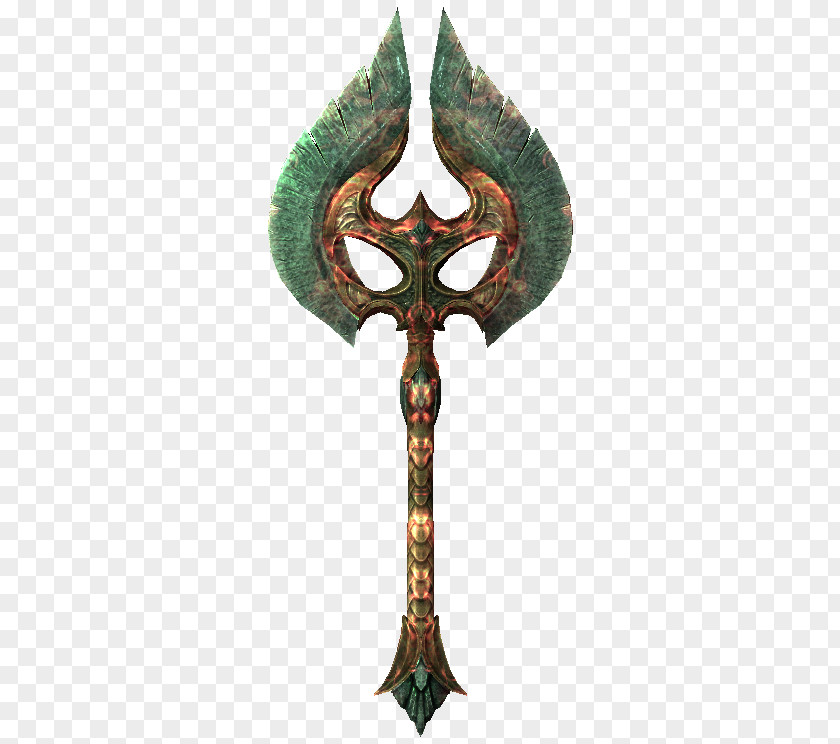 Axe The Elder Scrolls V: Skyrim – Dragonborn Battle Hatchet Weapon PNG