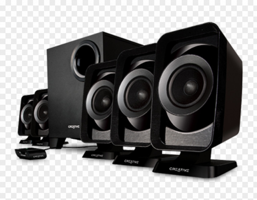 Creative Inspiration 5.1 Surround Sound Loudspeaker Technology Computer Speakers PNG