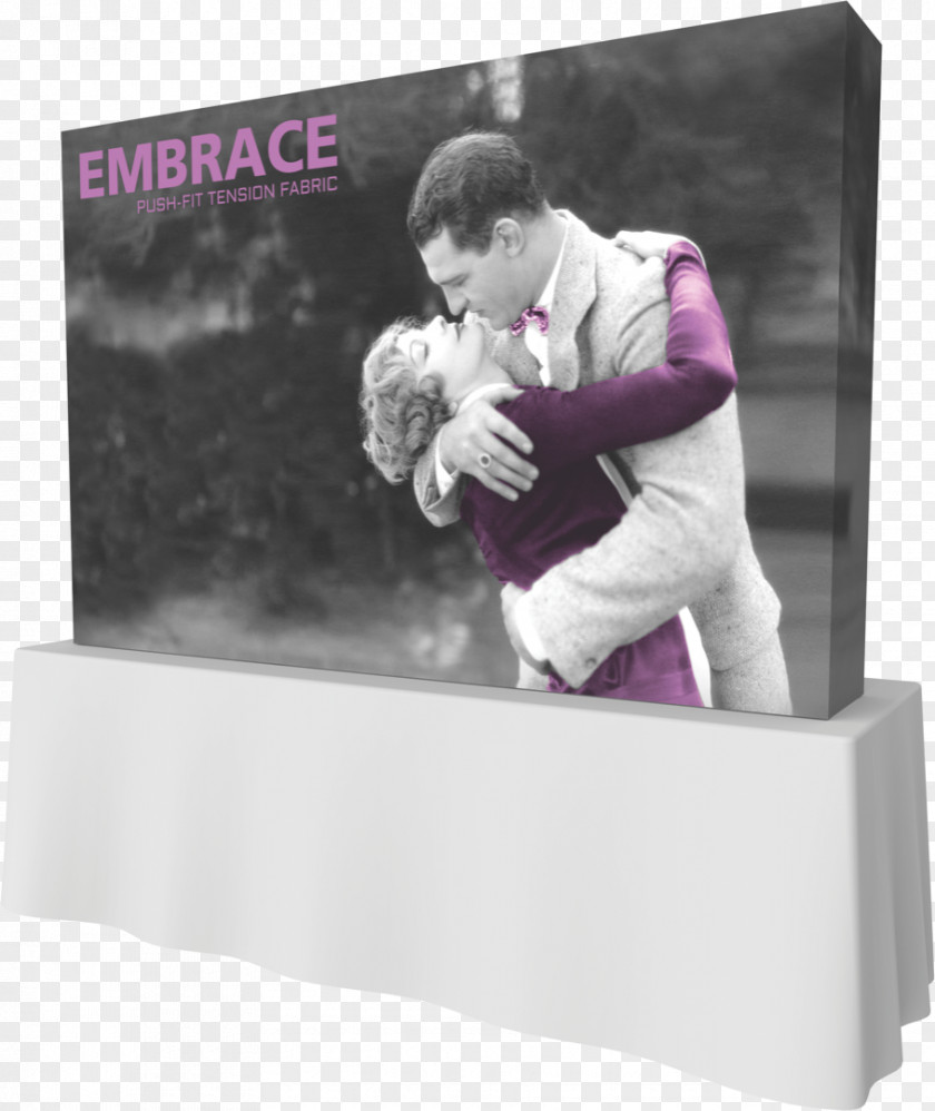 Embrace Clipart Trade Show Display Pop-up Ad Dye-sublimation Printer Textile PNG
