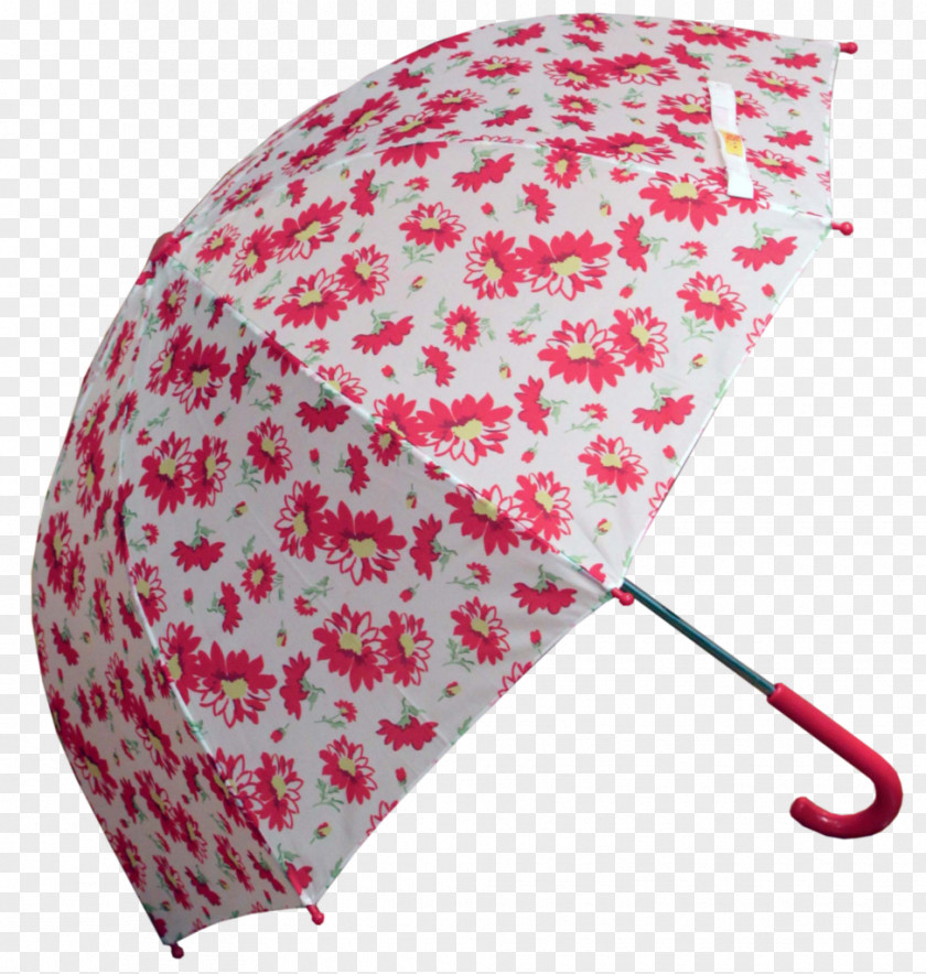 Flowers Umbrella Unisex Magenta Printing PNG