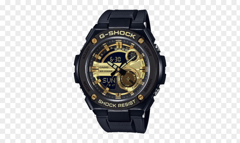 Gst Shock-resistant Watch G-Shock Water Resistant Mark Chronograph PNG