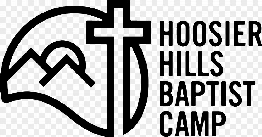 Logo Hoosier Hills Baptist Camp Brand The Gospel Font PNG
