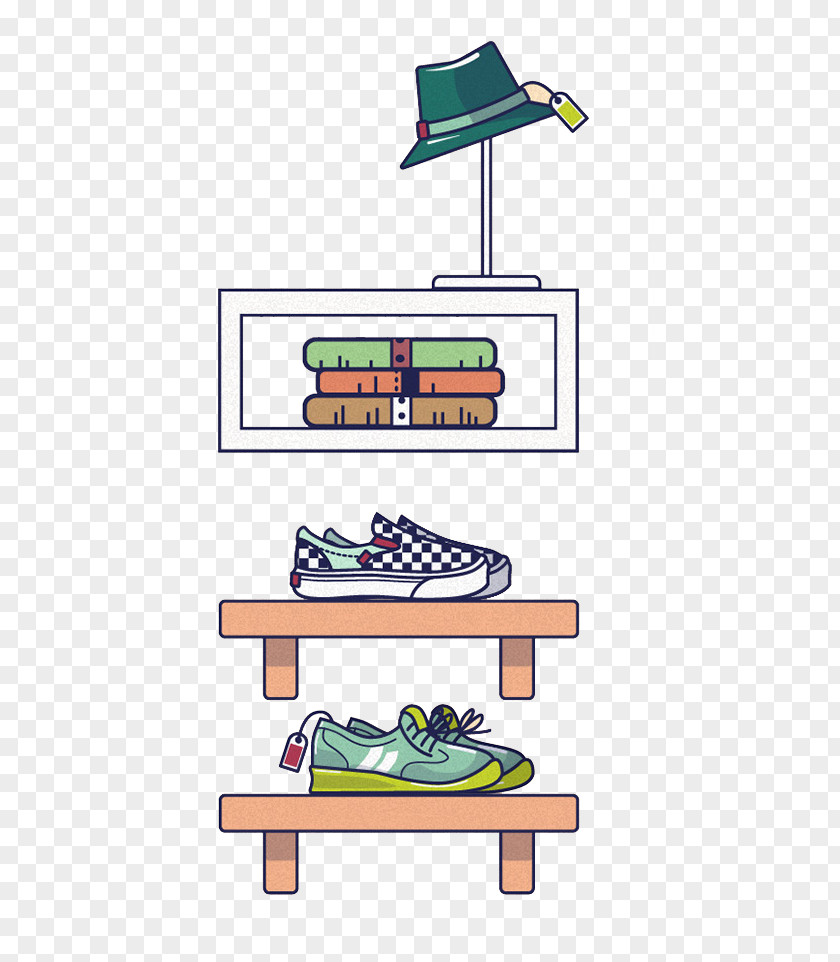 Shoes On Display Shoe Sneakers Clip Art PNG
