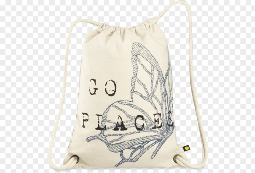 Butterfly Woman Handbag Beige Engraving PNG