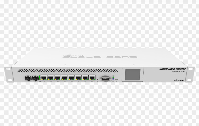 EN, Fast Gigabit ENSwitch MikroTik Cloud Core Router CCR1009-7G-1C-1S+ Small Form-factor Pluggable Transceiver CCR1009-7G-1C-PC PNG