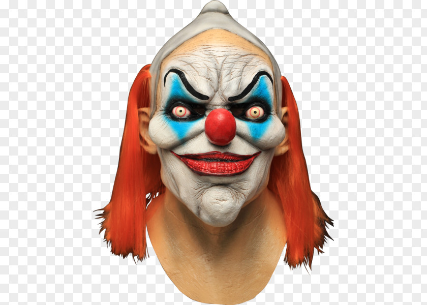 Horror Clown It Halloween Mask Disguise PNG