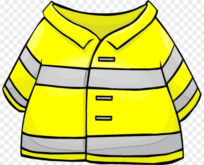 Jacket Personal Protective Equipment Watercolor Cartoon PNG