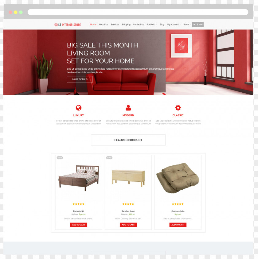 WordPress E-commerce Theme Template Magento PNG