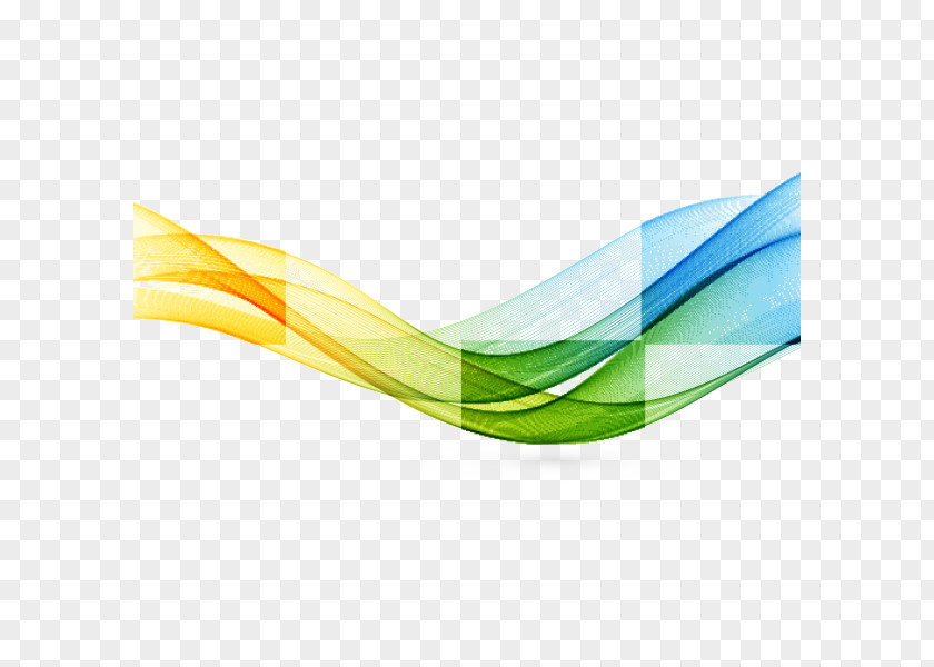 Colored Lines Curve Abstract Art Color Wave PNG