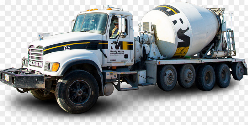 Concrete Truck Ready-mix Masonry Unit Cement Mixers Building Materials PNG