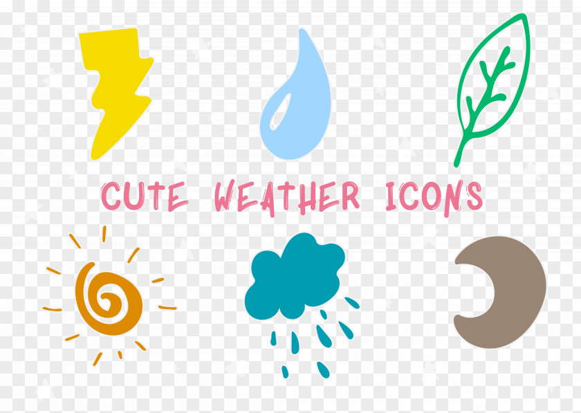 Lovely Weather Icon Forecasting PNG